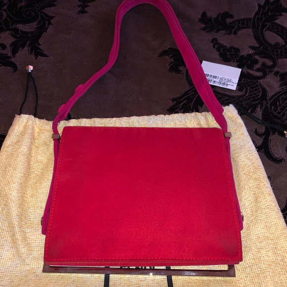 Authentic Suede Fendi shoulder crossbody New - Picture 2 of 8